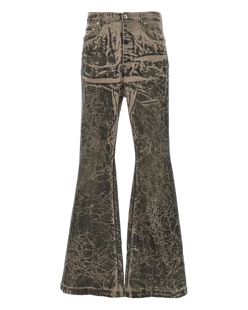 DRKSHDW by Rick Owens Bootcut-Jeans mit Knöpfen - Grau Grau