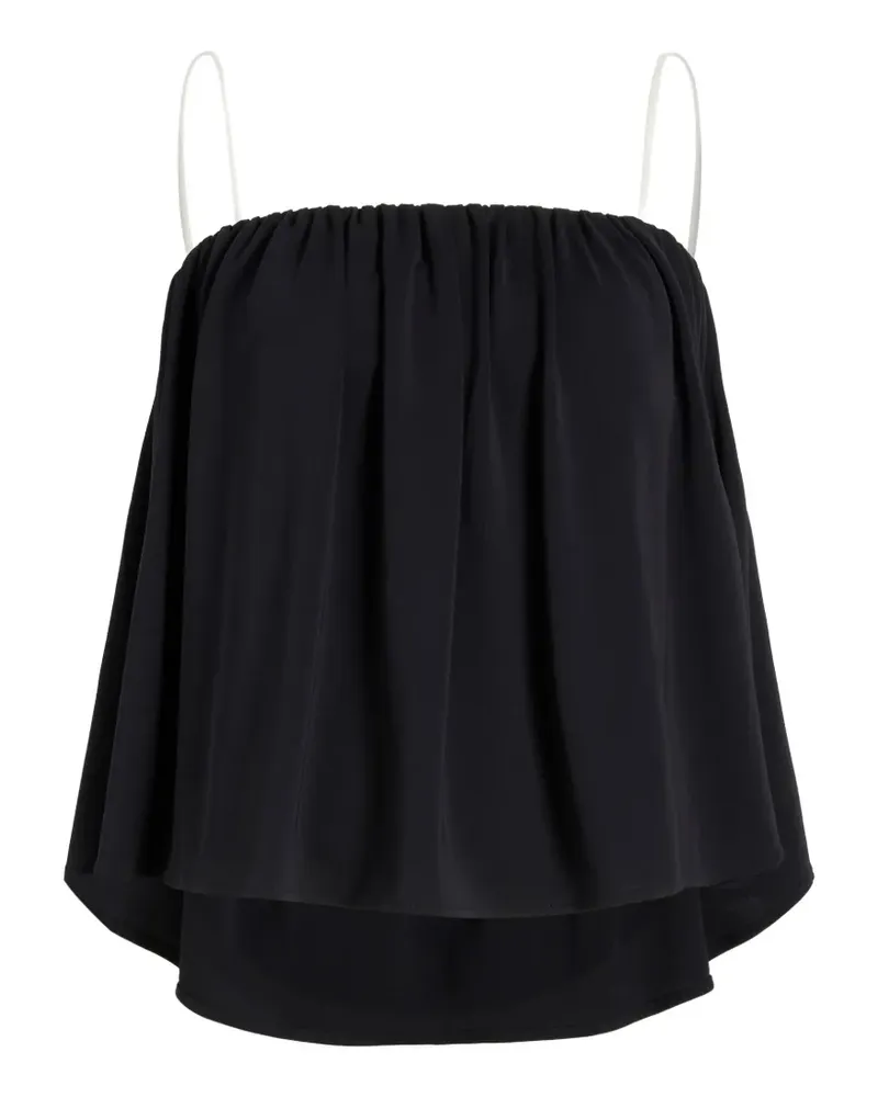 Proenza Schouler Vanna Bluse im Layering-Look - Schwarz Schwarz