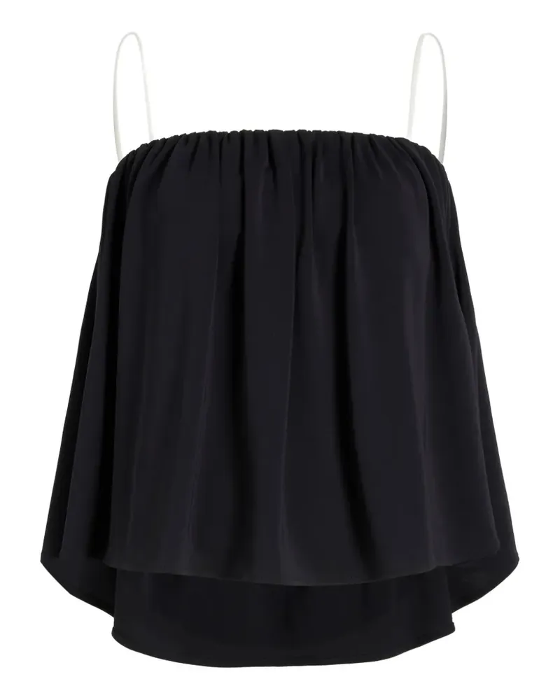 Proenza Schouler Vanna Bluse im Layering-Look - Schwarz Schwarz
