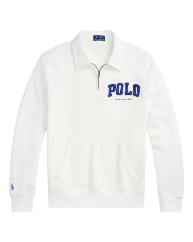 Ralph Lauren Sweatshirt mit Logo-Stickerei - Weiß Weiß