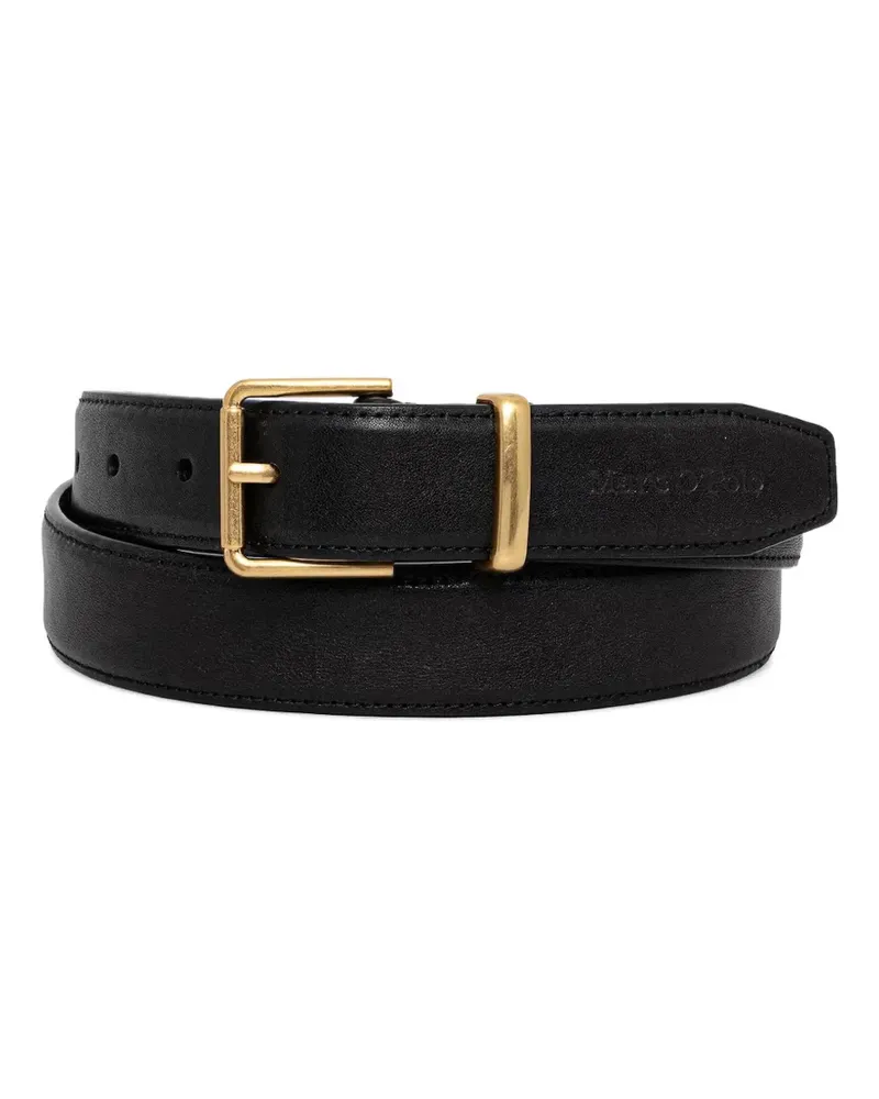 Marc O'Polo logo-debossed buckle-fastening belt - Schwarz Schwarz