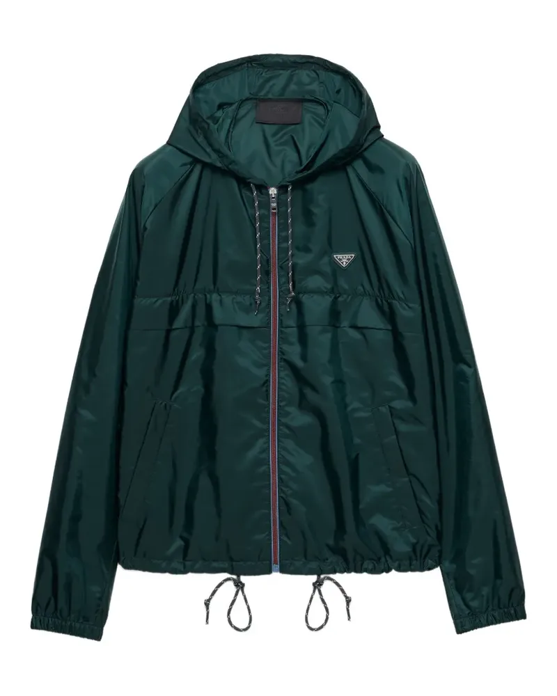 Prada Jacke aus Re-Nylon - Grün Grün
