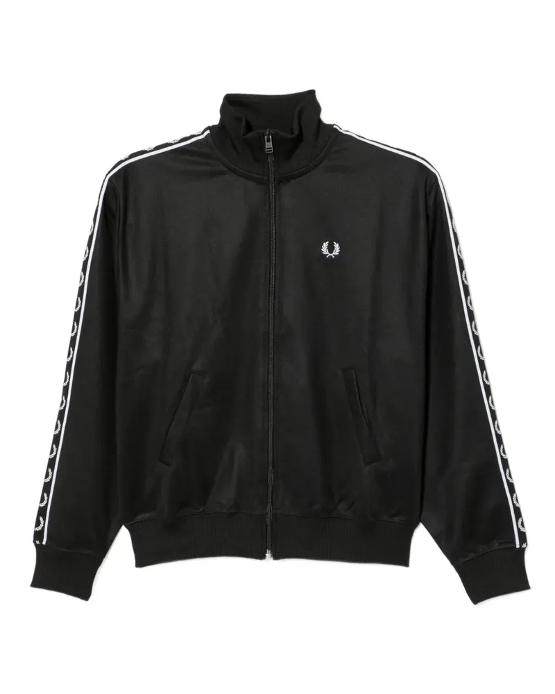 Fred Perry Jacke mit Logo-Stickerei - Schwarz Schwarz