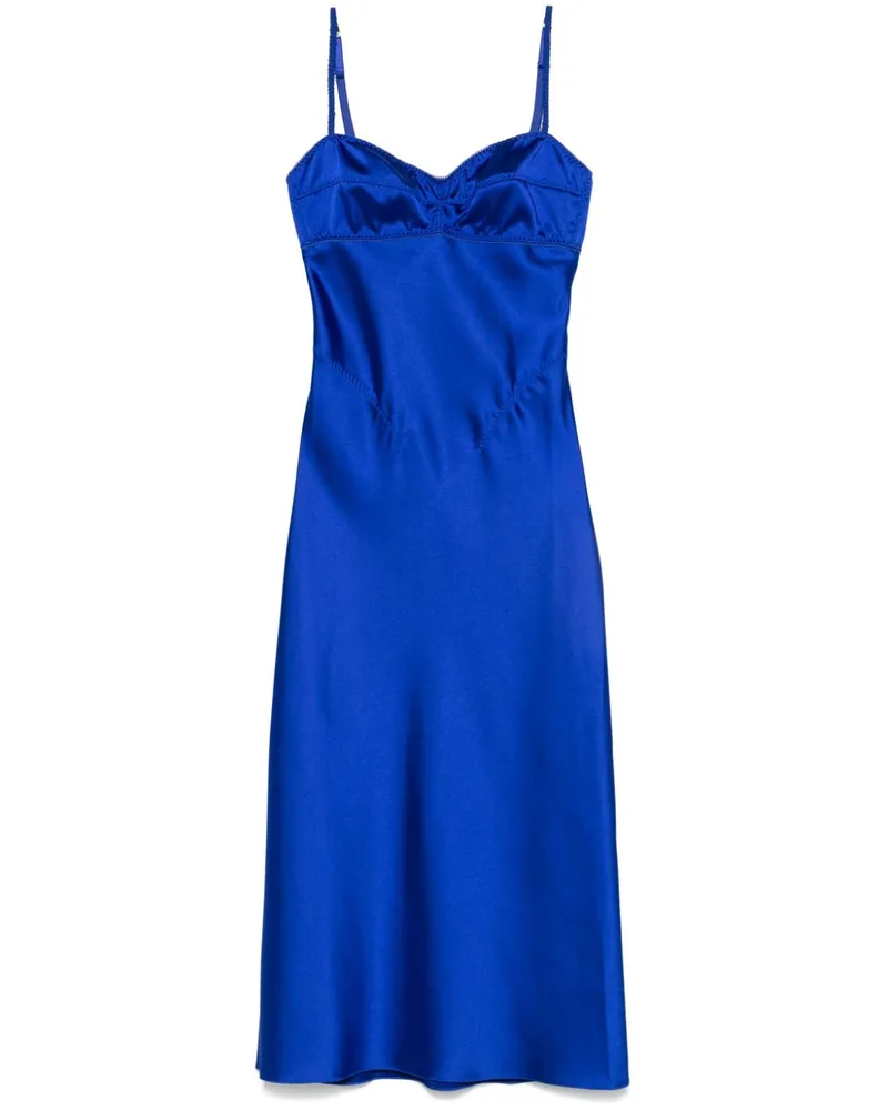 Anna October Waterlily Kleid - Blau Blau