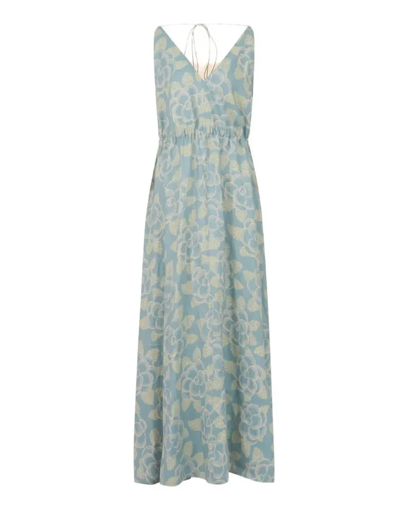 Marni Kleid mit Muster - Blau Blau