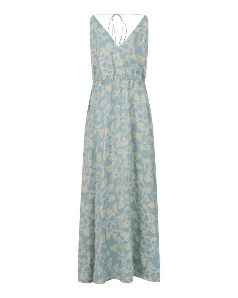 Marni Kleid mit Muster - Blau Blau