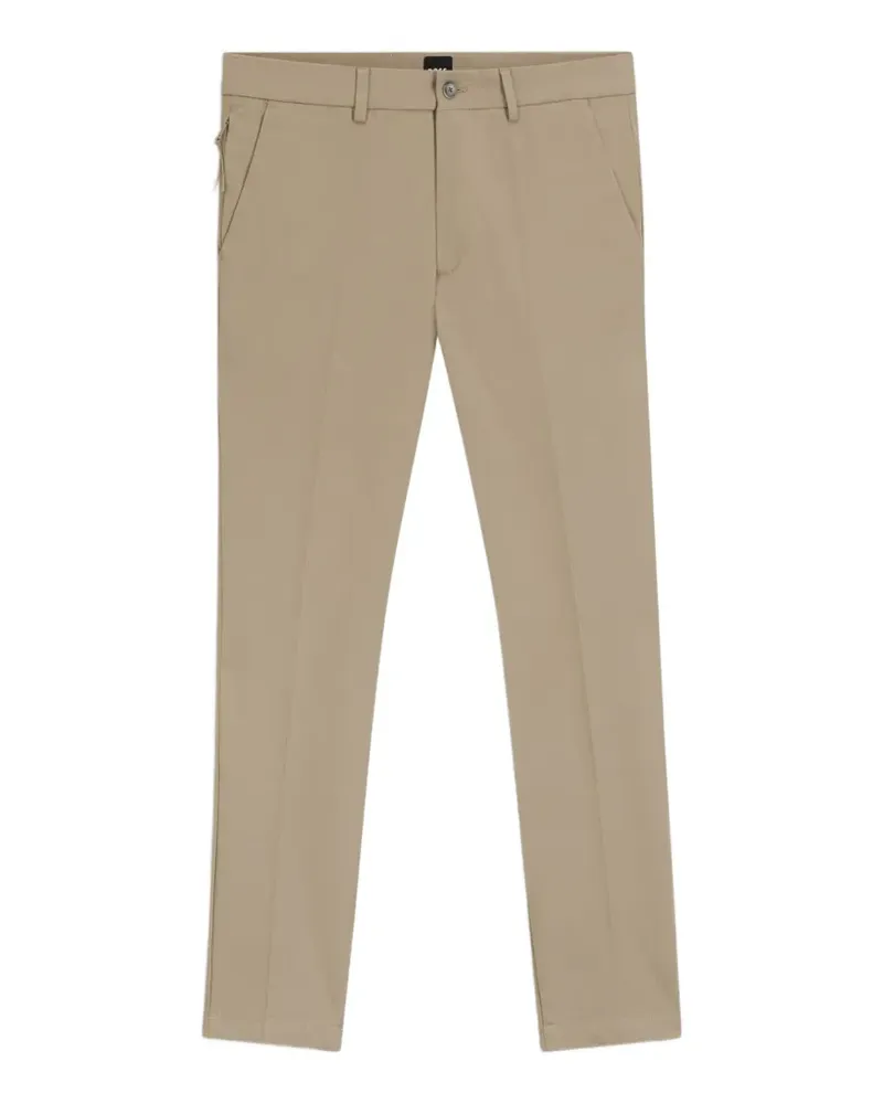 HUGO BOSS Schmale Hose aus Stretch-Baumwollgemisch - Nude Nude