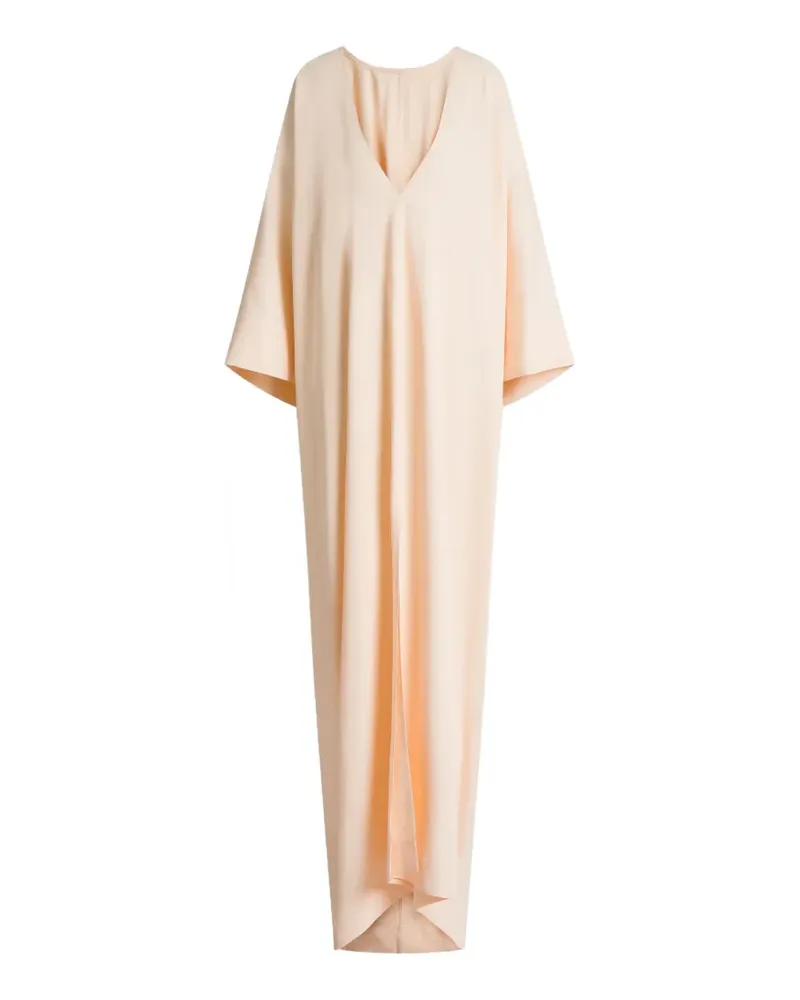 Alberta Ferretti Maxikleid mit V-Ausschnitt - Rosa Rosa
