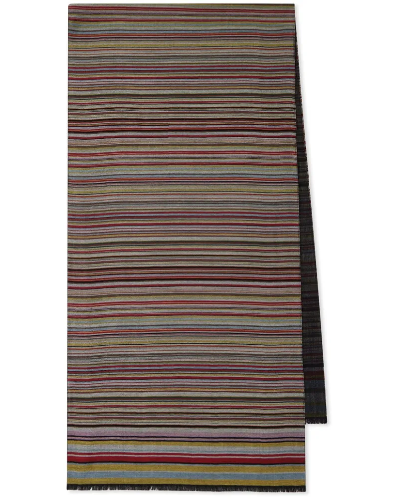 Paul Smith Signature Stripe Schal - Rot Rot