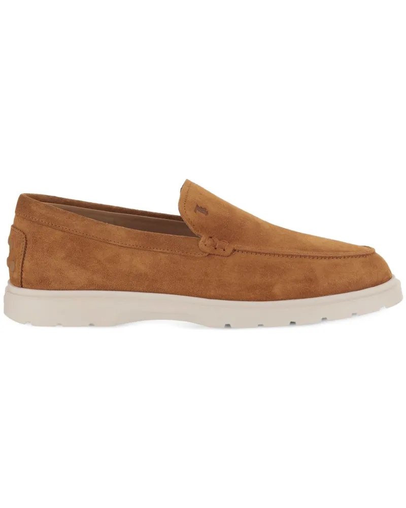 TOD'S Loafer aus Wildleder - Braun Braun