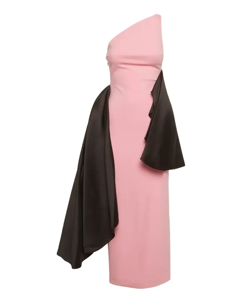 Solace London Calla draped maxi dress - Rosa Rosa