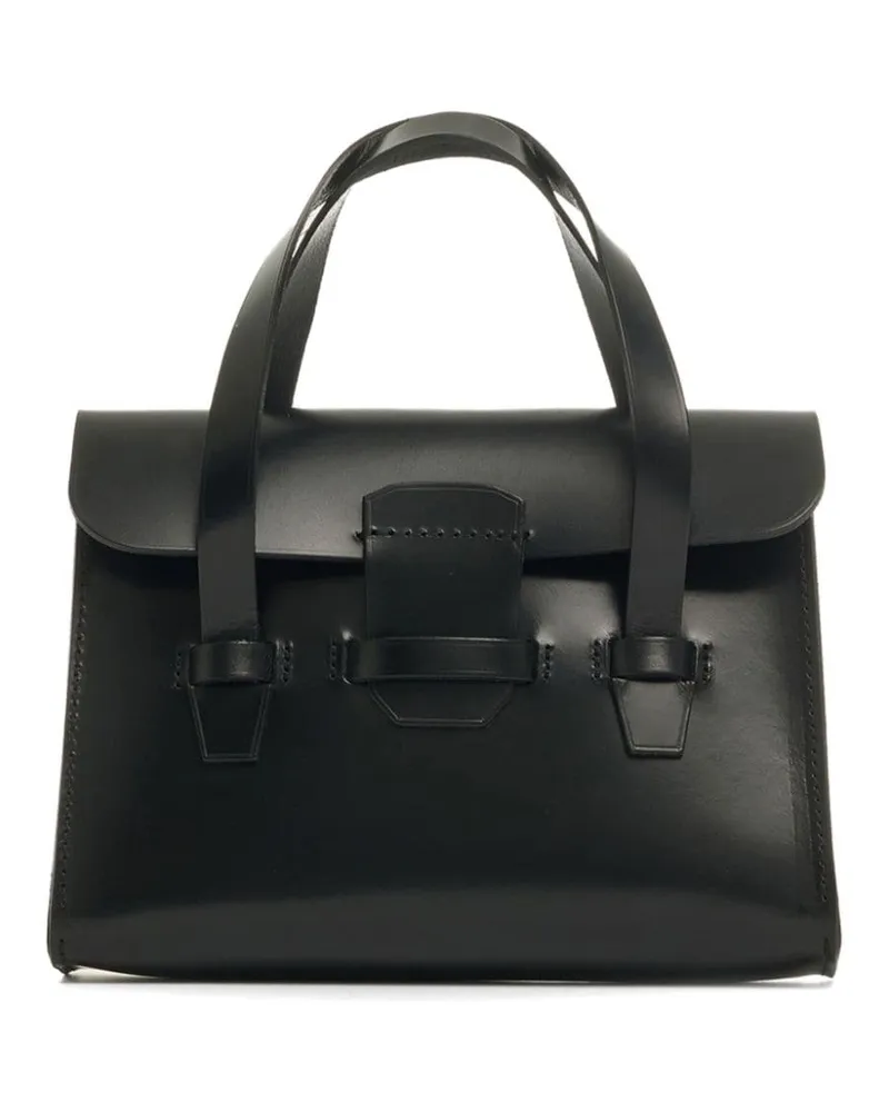 Comme des Garçons Mittelgroßer Bridle Shopper Schwarz