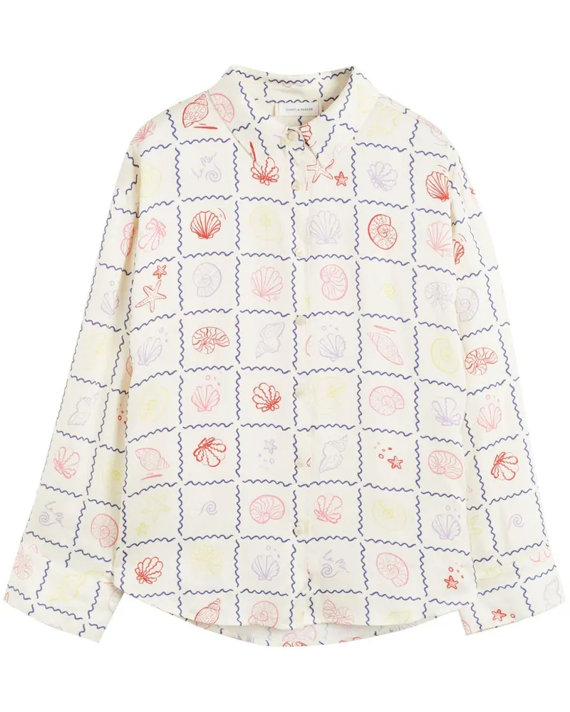 Chinti & Parker Hemd mit La Mer-Print - Nude Nude