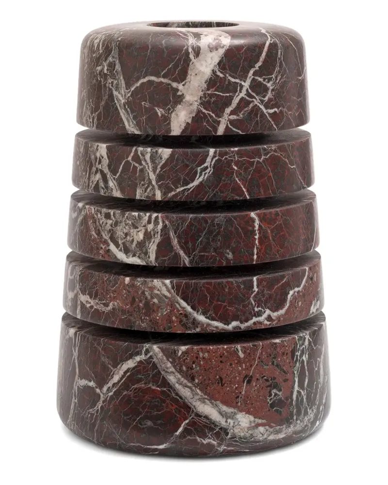 Editions Milano Vase aus Marmor - Rot Rot