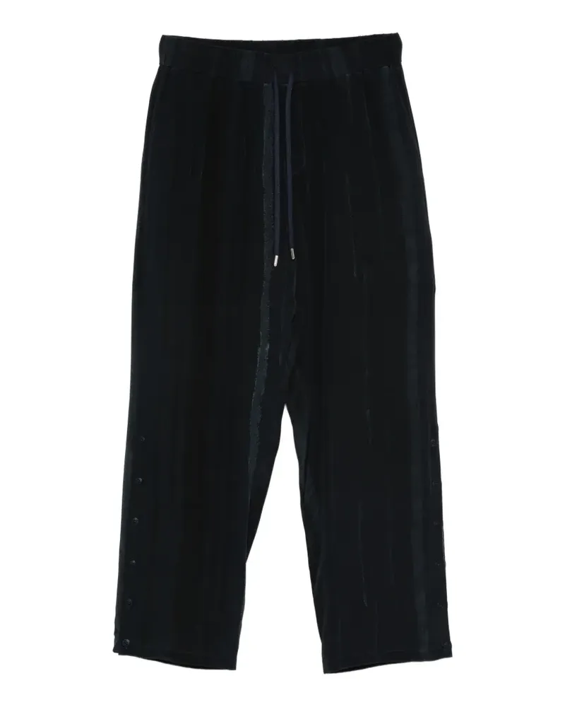 Costumein Gestreifte Pajabot Hose mit Knöpfen - Blau Blau