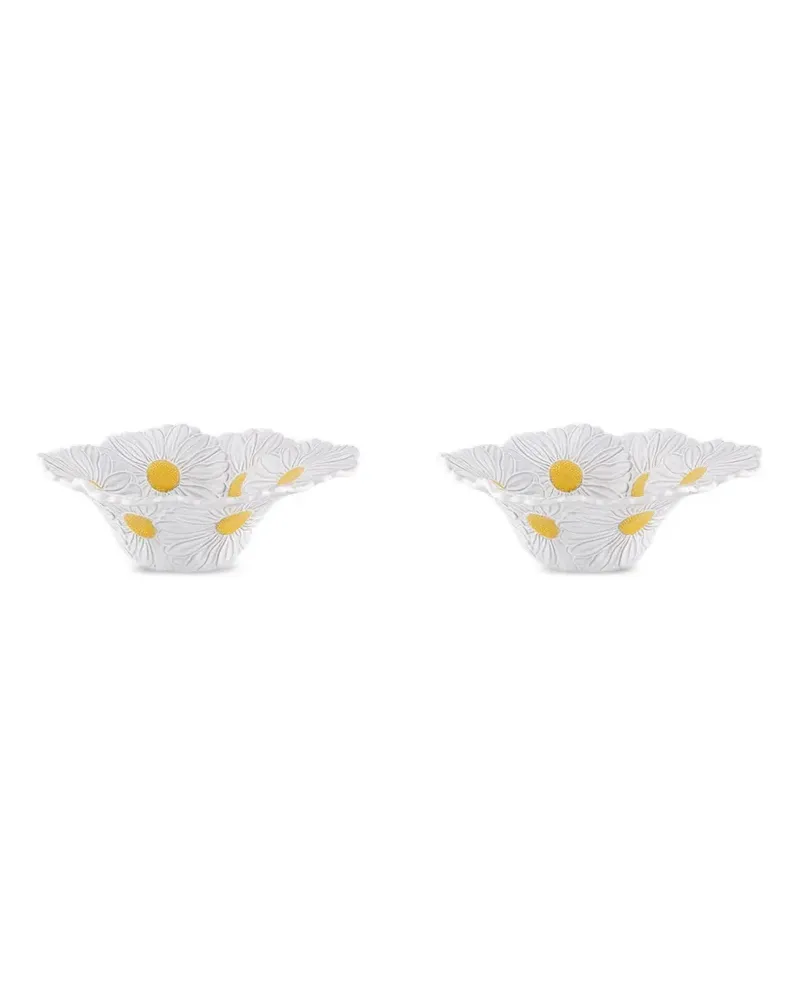 Bordallo Pinheiro Maria Flor Schalen (2er-Set) - Weiß Weiß