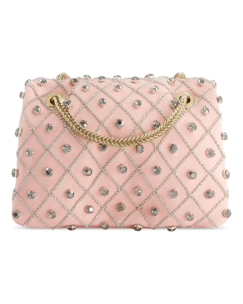Giambattista Valli Mini-Tasche mit Logo-Print - Rosa Rosa