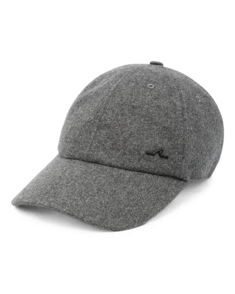 Paul & Shark logo-plaque baseball cap - Grau Grau