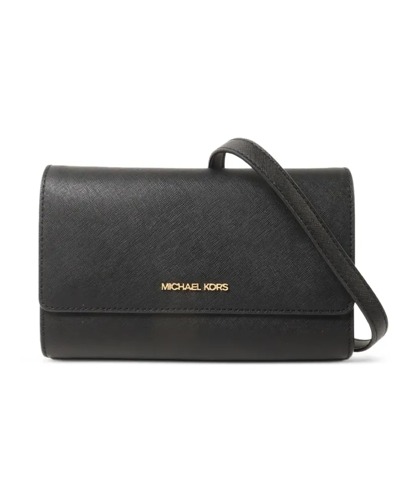 Michael Kors Schultertasche aus Saffiano-Leder - Schwarz Schwarz