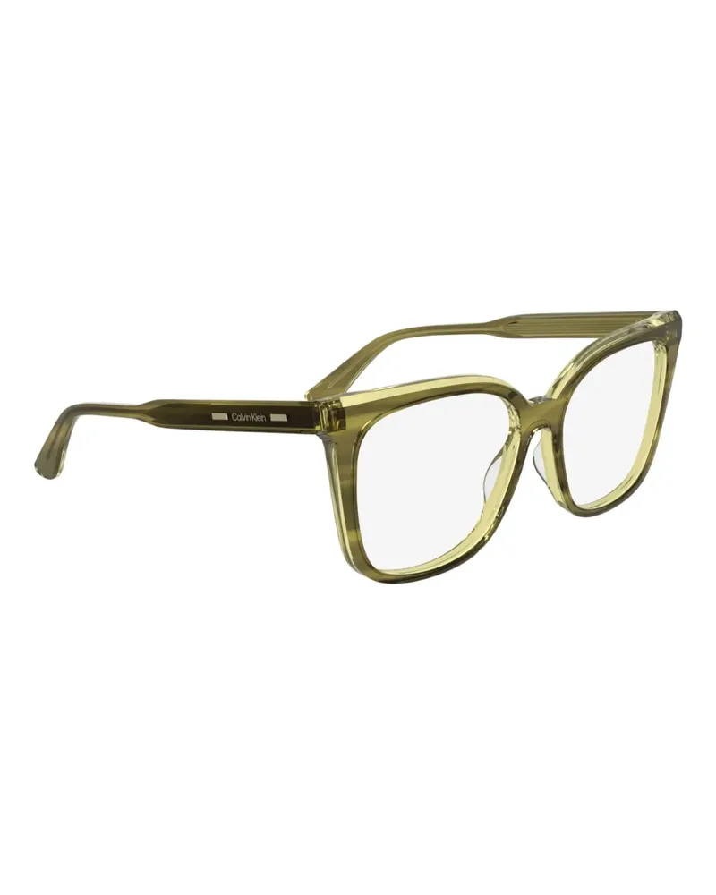 Calvin Klein Brille mit eckigem Gestell - Grün Grün
