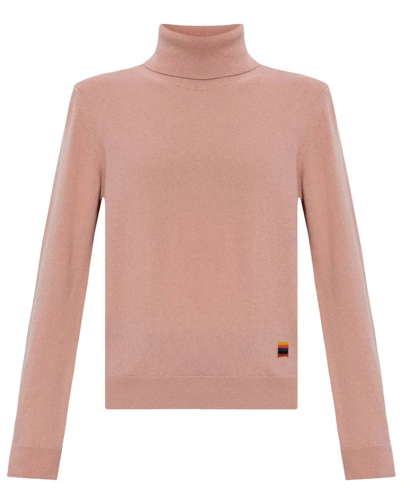 Paul Smith Kaschmirpullover mit Rollkragen Rosa