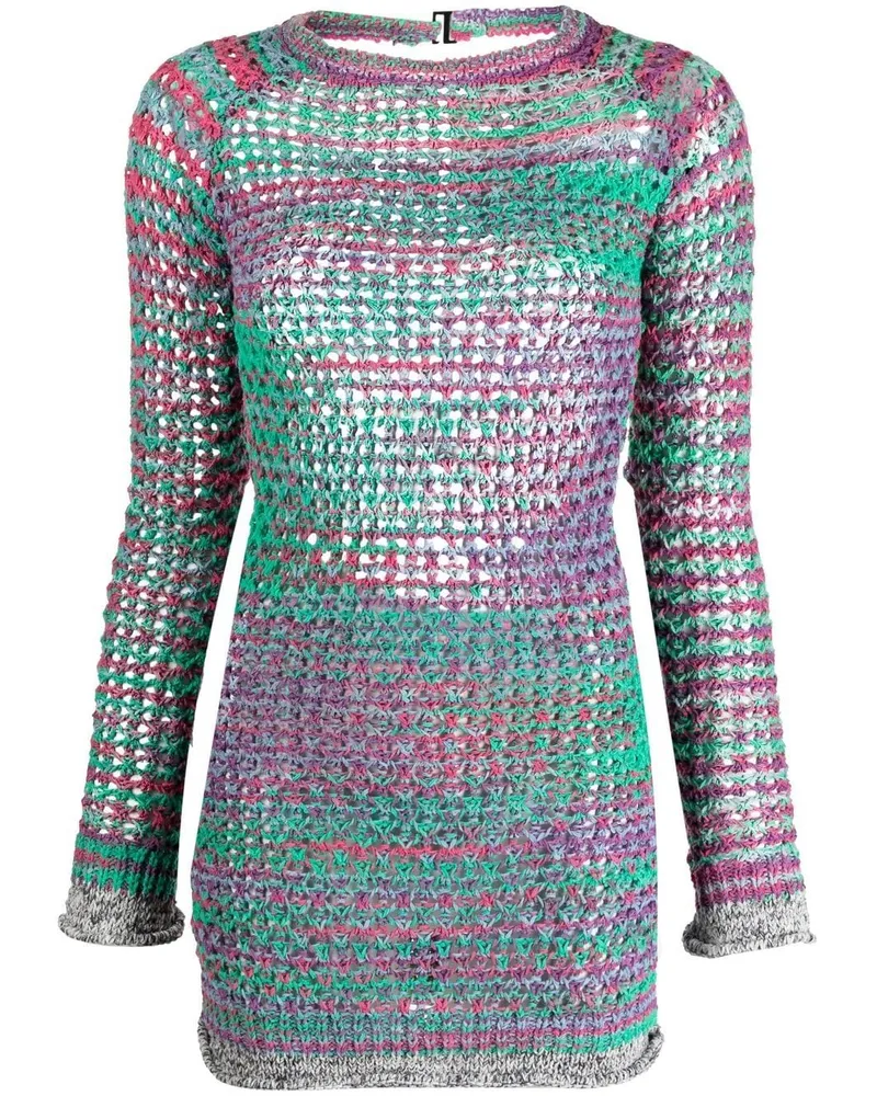 ATTICO Gestricktes Minikleid - Violett Violett