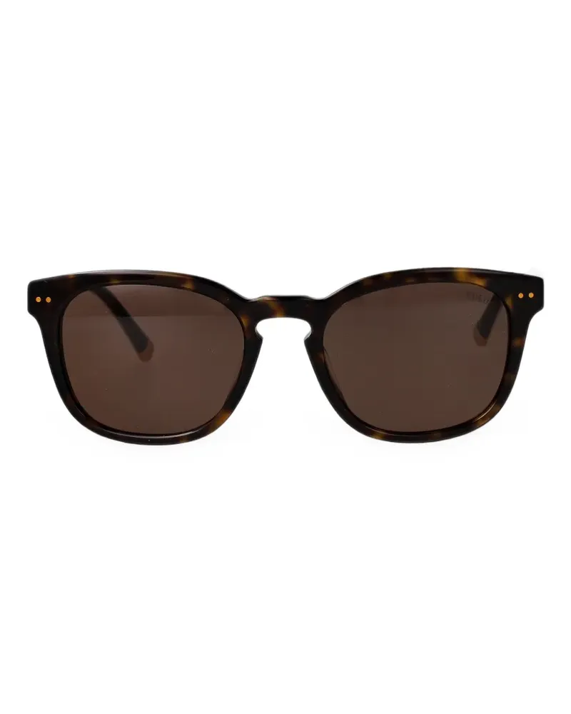 Ralph Lauren tortoiseshell-effect square-frame sunglasses - Braun Braun