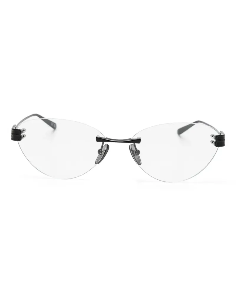 Balenciaga Klassische Cat-Eye-Brille - Schwarz Schwarz