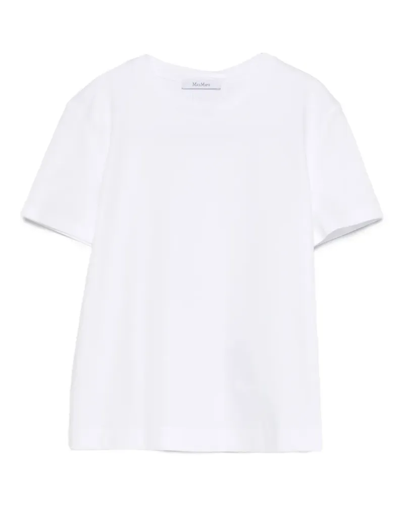 Max Mara Klassisches T-Shirt - Weiß Weiß