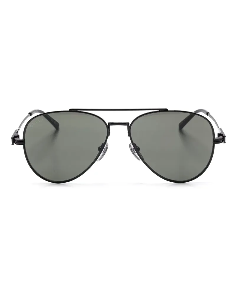 Gucci Getönte Pilotenbrille - Schwarz Schwarz