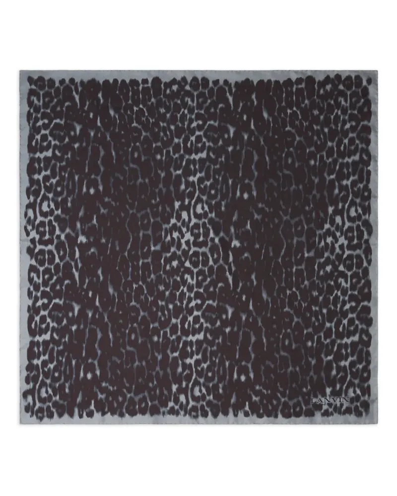 Lanvin animal-print scarf - Grau Grau