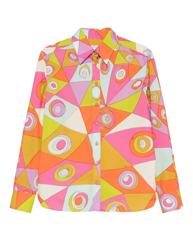 Emilio Pucci geometric-print shirt - Rosa Rosa