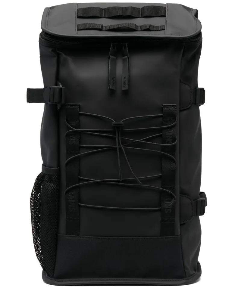 RAINS Rucksack mit Schnallenverschluss - Schwarz Schwarz