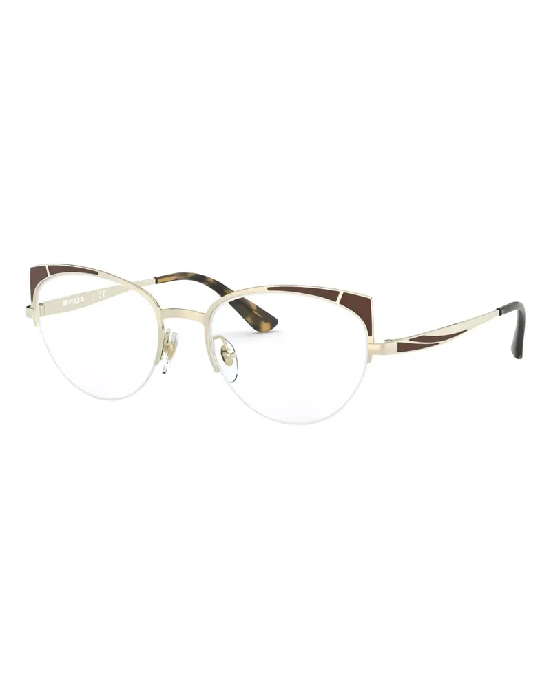 Persol Klassische Cat-Eye-Brille - Gold Gold