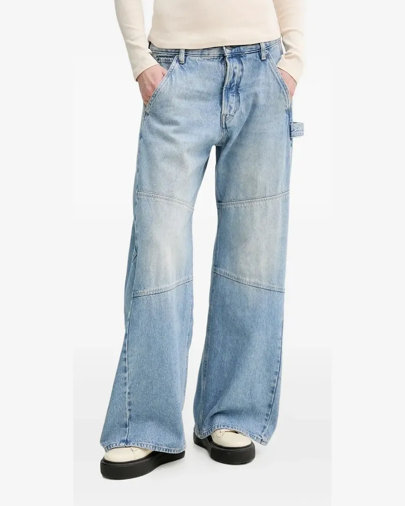 G-STAR RAW Jeans mit Kontrasteinsätzen - Blau Blau