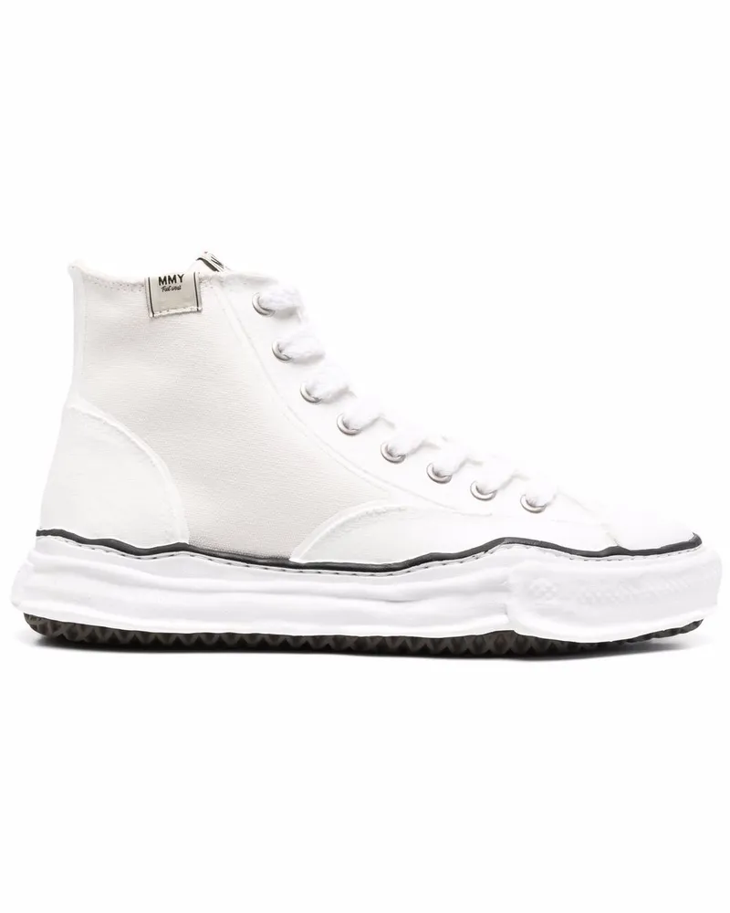 MIHARAYASUHIRO High-Top-Sneakers mit runder Kappe - Weiß Weiß