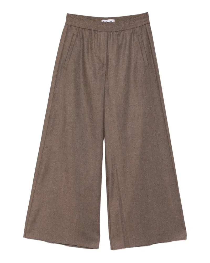 Cambio Aveline Hose mit weitem Bein - Braun Braun