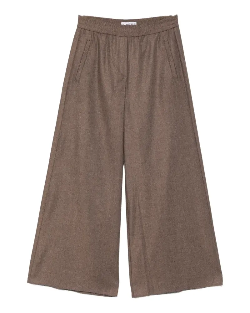 Cambio Aveline wide-leg trousers - Braun Braun