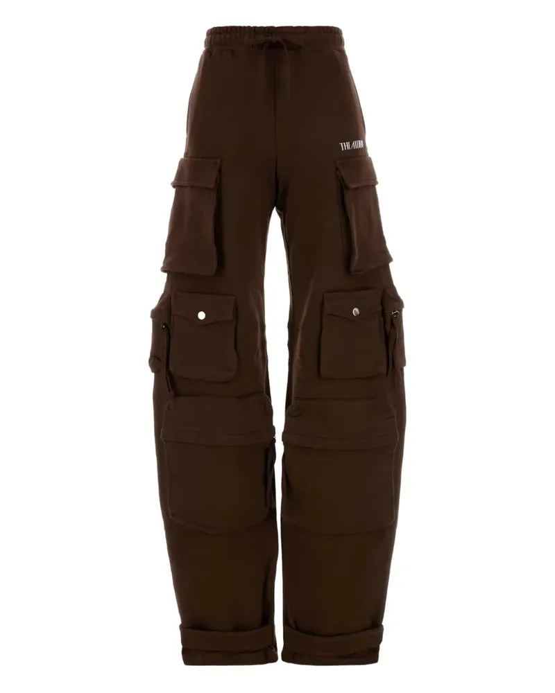 ATTICO cotton cargo track pants - Braun Braun