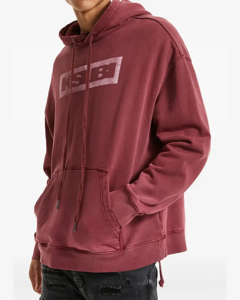 ksubi Hoodie mit Logo - Rot Rot