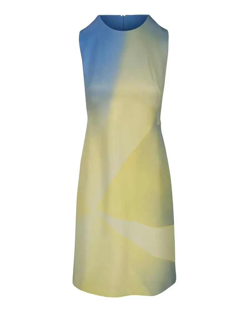 Akris geometric sleeveless dress - Blau Blau