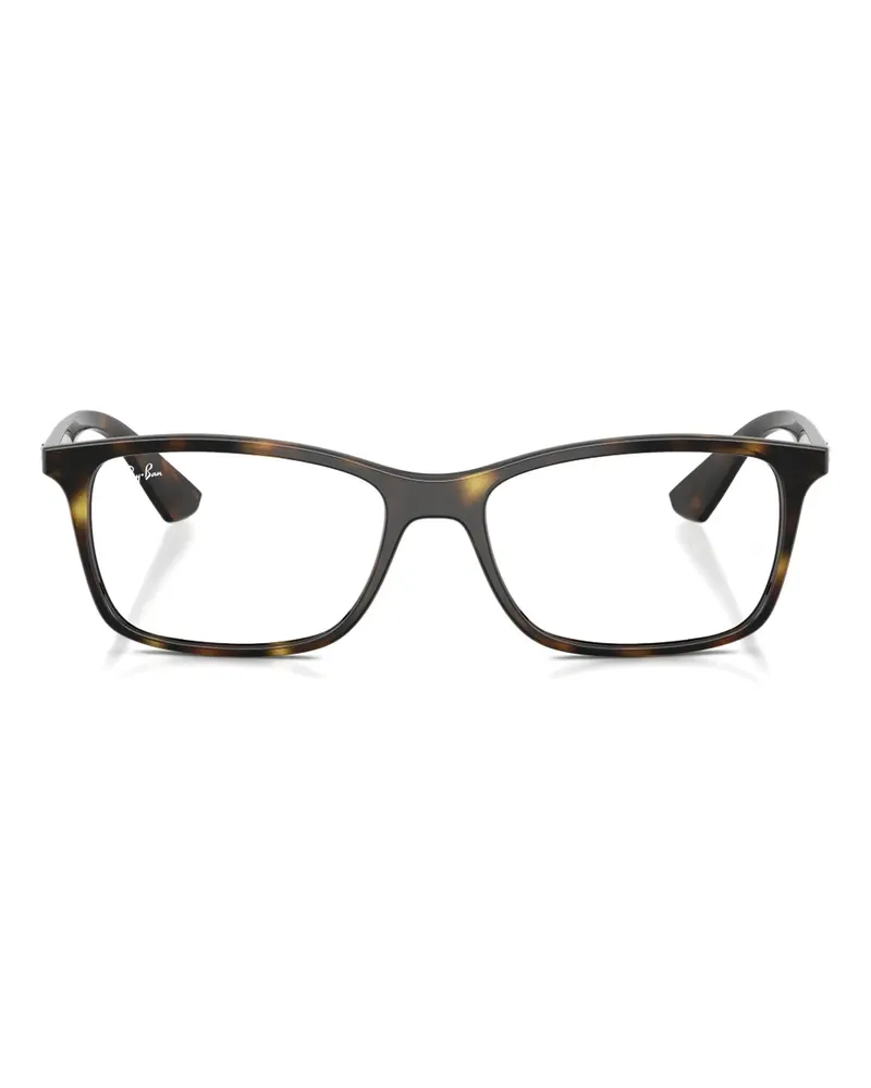Ray Ban Eckige RB7047 Brille - Braun Braun