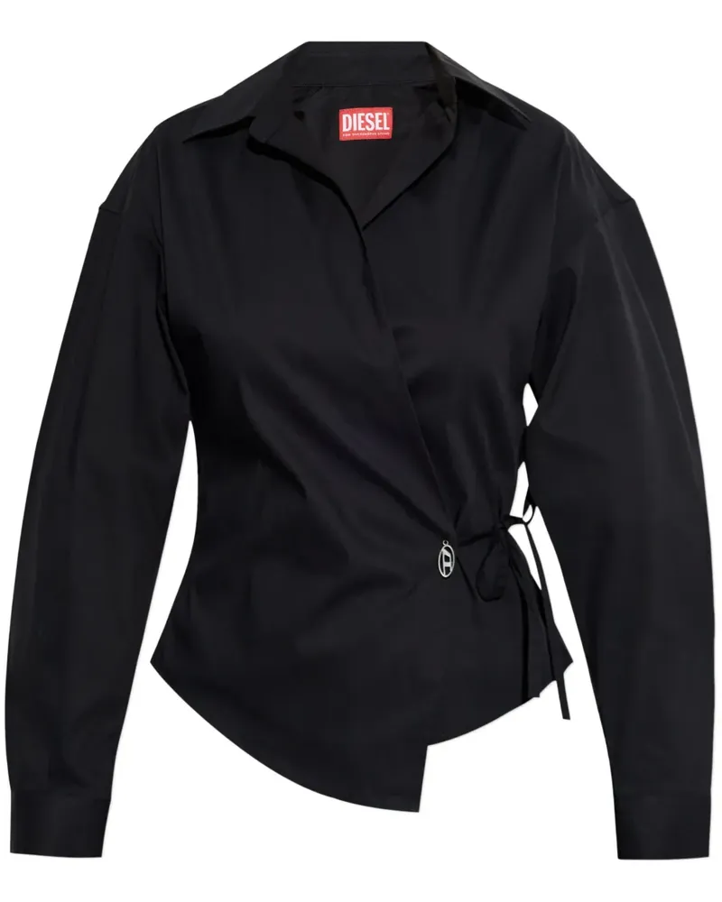Diesel C-Delphi Bluse - Schwarz Schwarz