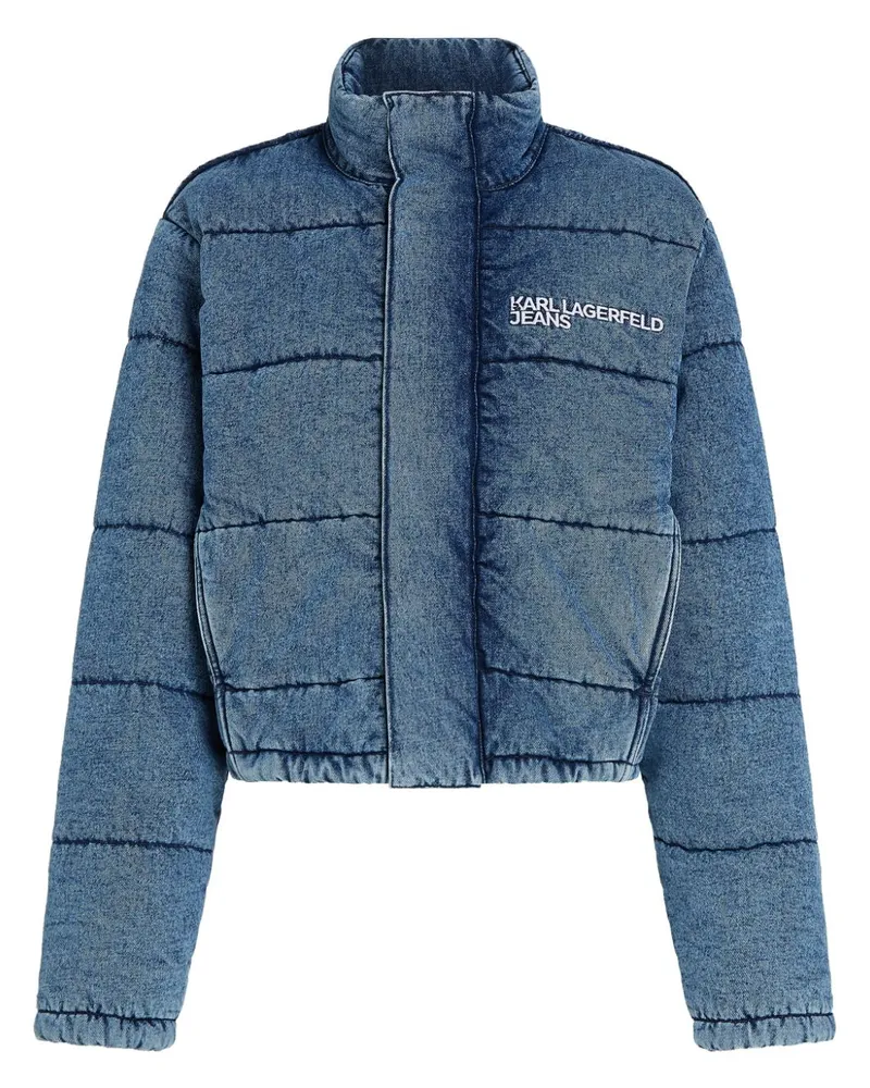 Karl Lagerfeld Steppjacke aus Denim - Blau Blau