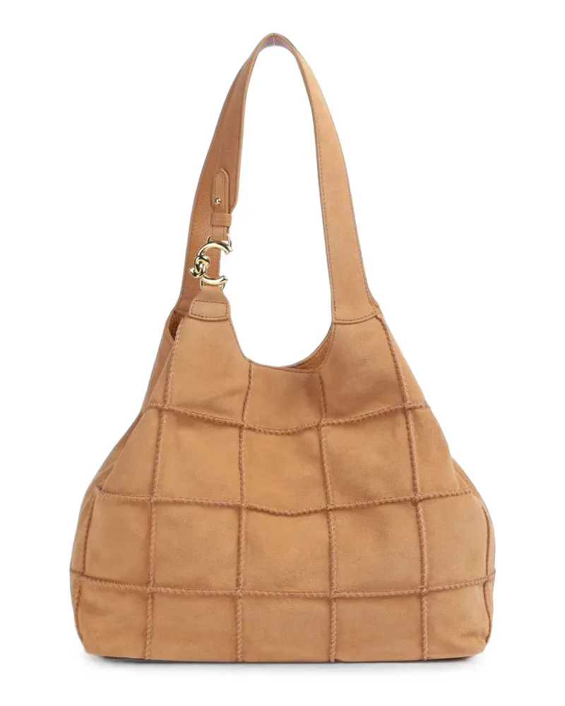 Coccinelle C-Easy Large quilted tote bag - Orange Orange