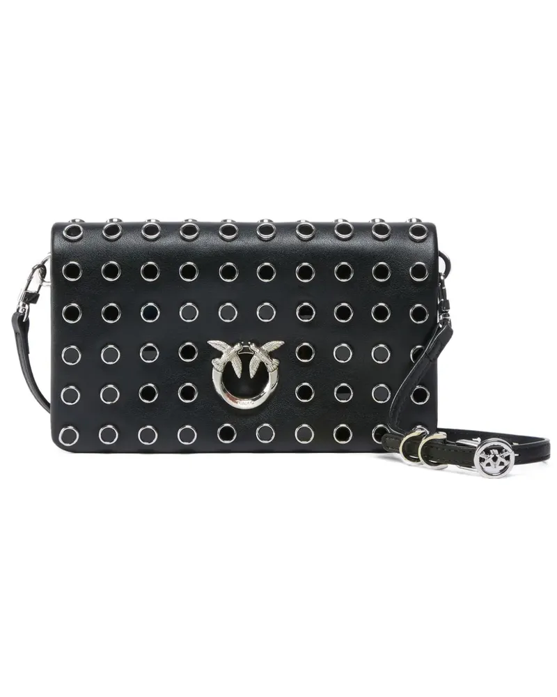 Pinko Umhängetasche mit Ösen - Schwarz Schwarz