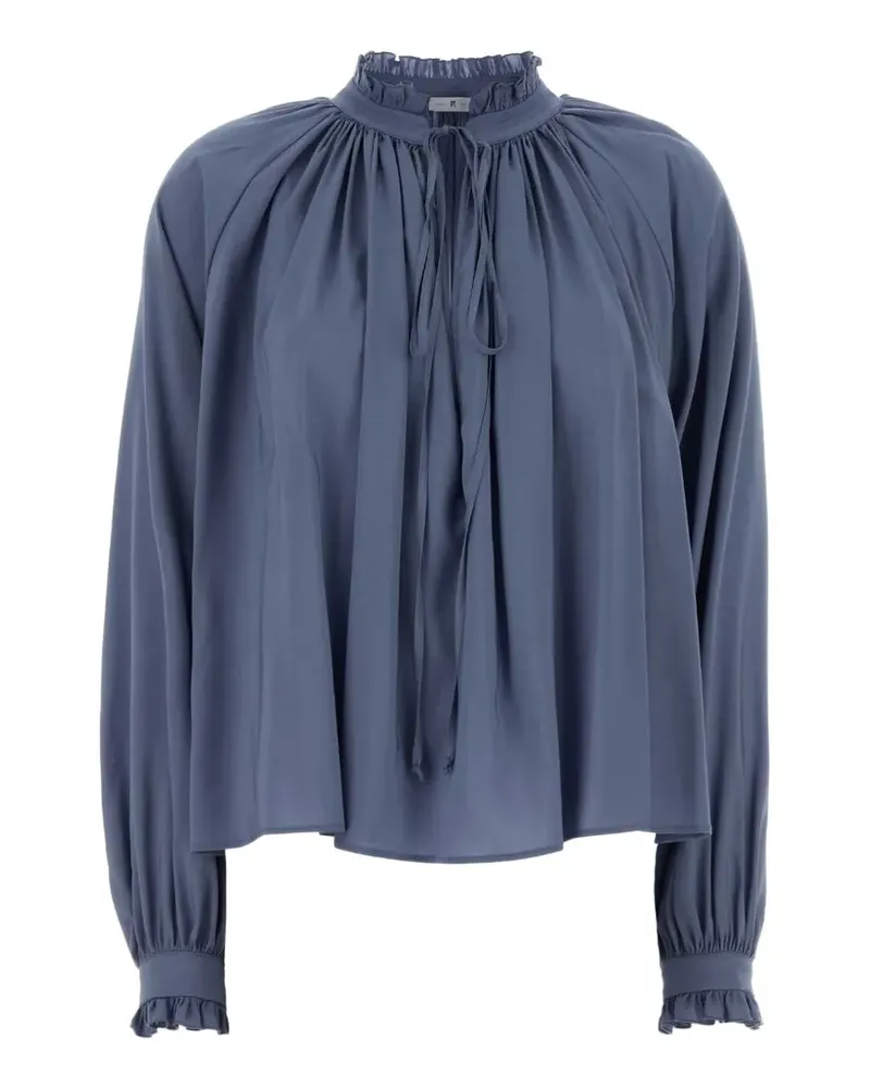 PT TORINO ruffled blouse - Blau Blau