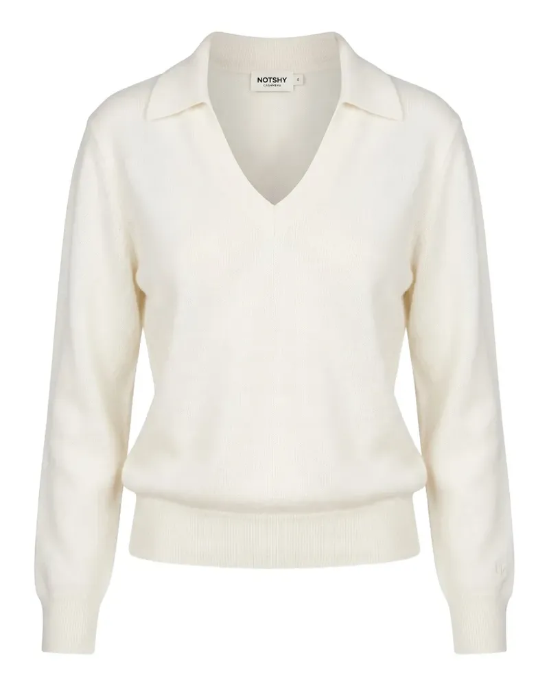 Not Shy Palmer Pullover mit V-Ausschnitt - Nude Nude
