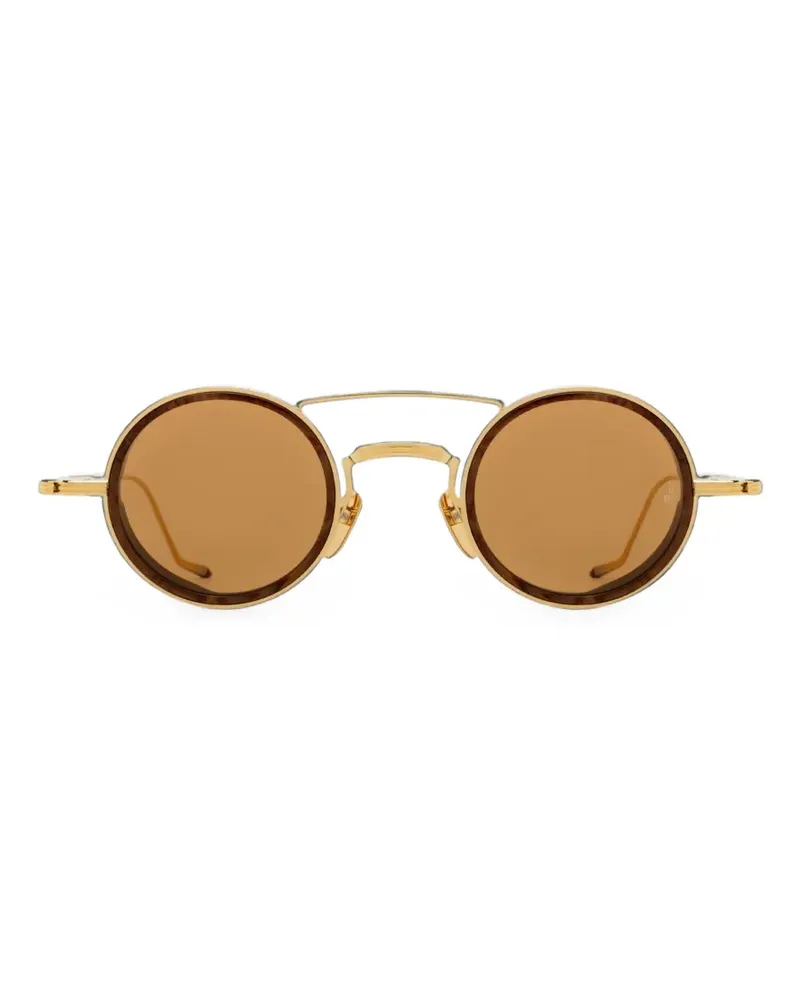 Jacques Marie Mage Runde Ringo 2 Sonnenbrille - Gold Gold