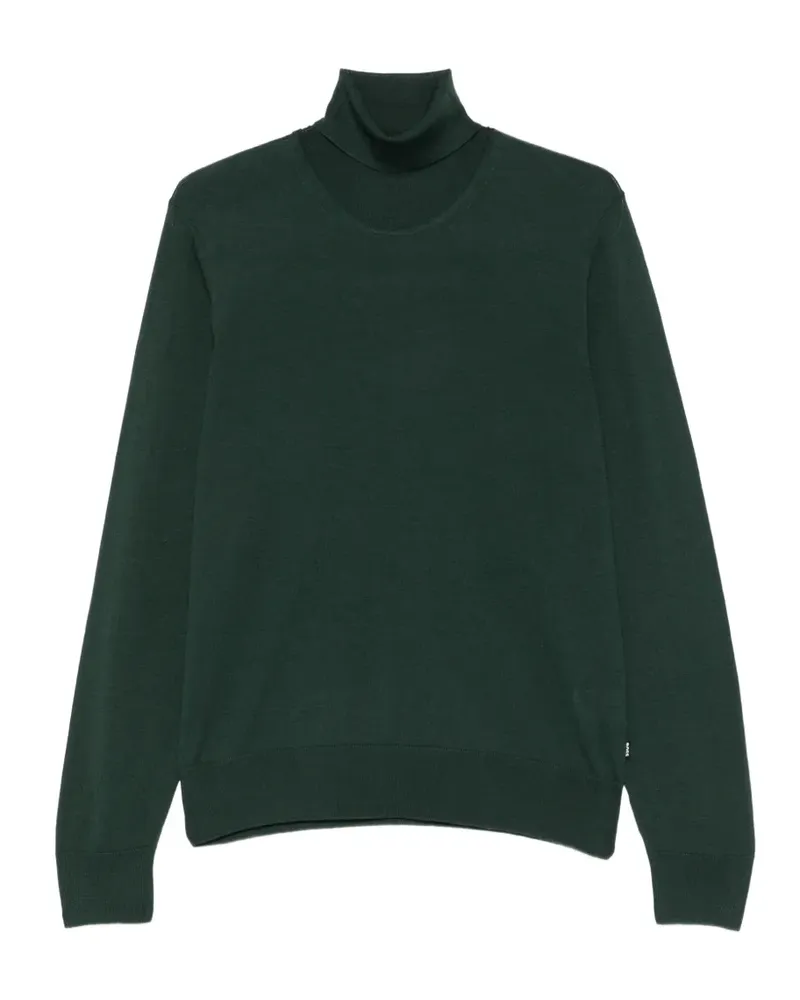 HUGO BOSS H-Musso roll-neck sweater - Grün Grün